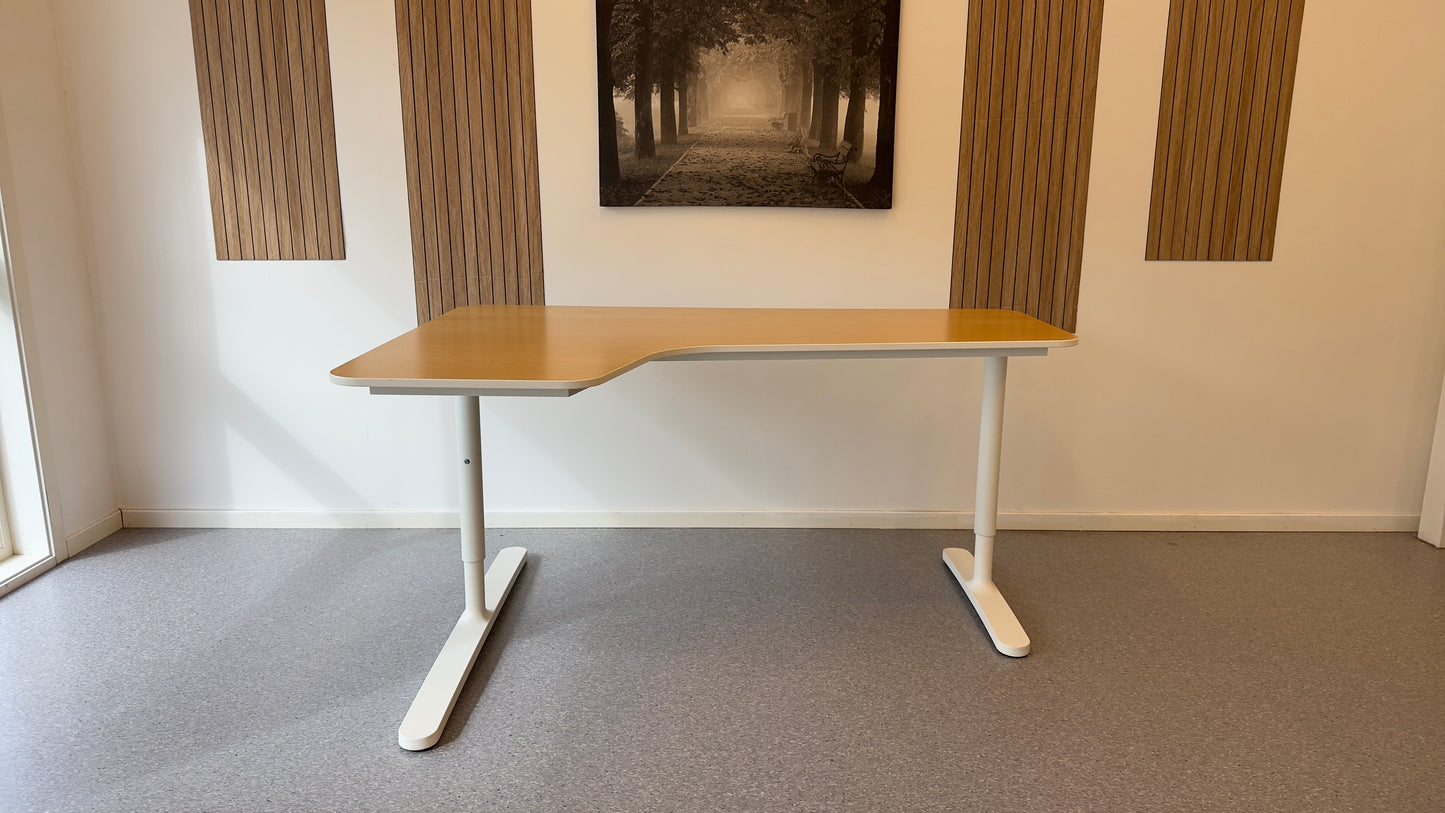 Manuell Hev/Senk Hjørnepult – Venstre L-form - Adoua Sofa
