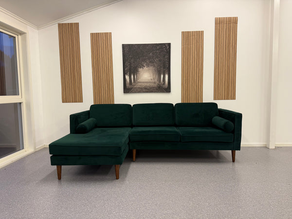 Nyrenset | Mørk grønn Sofacompany Harper sofa i velur - Adoua Sofa