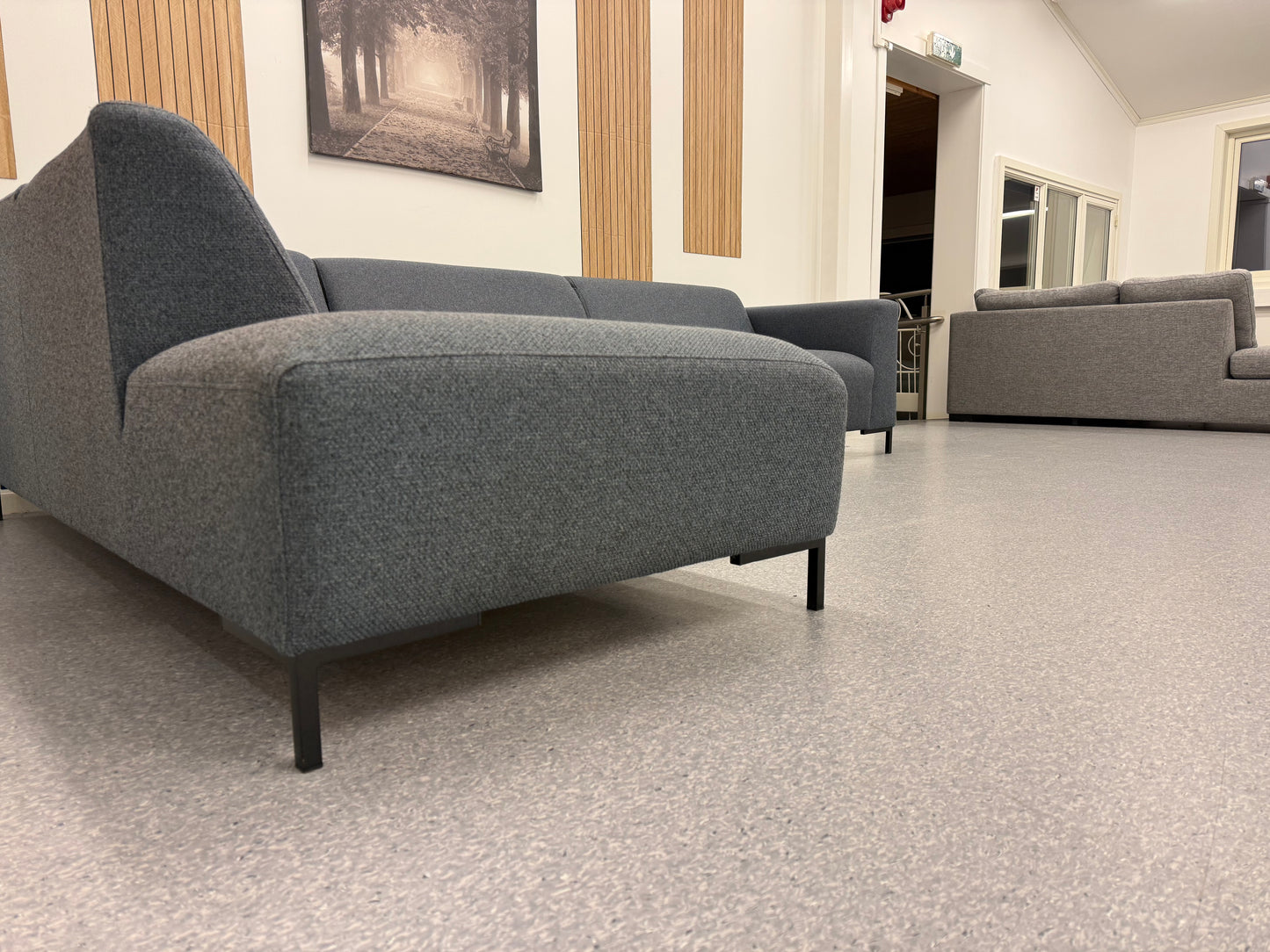 Nordic hjørnesofa i Navy blue - Adoua Sofa