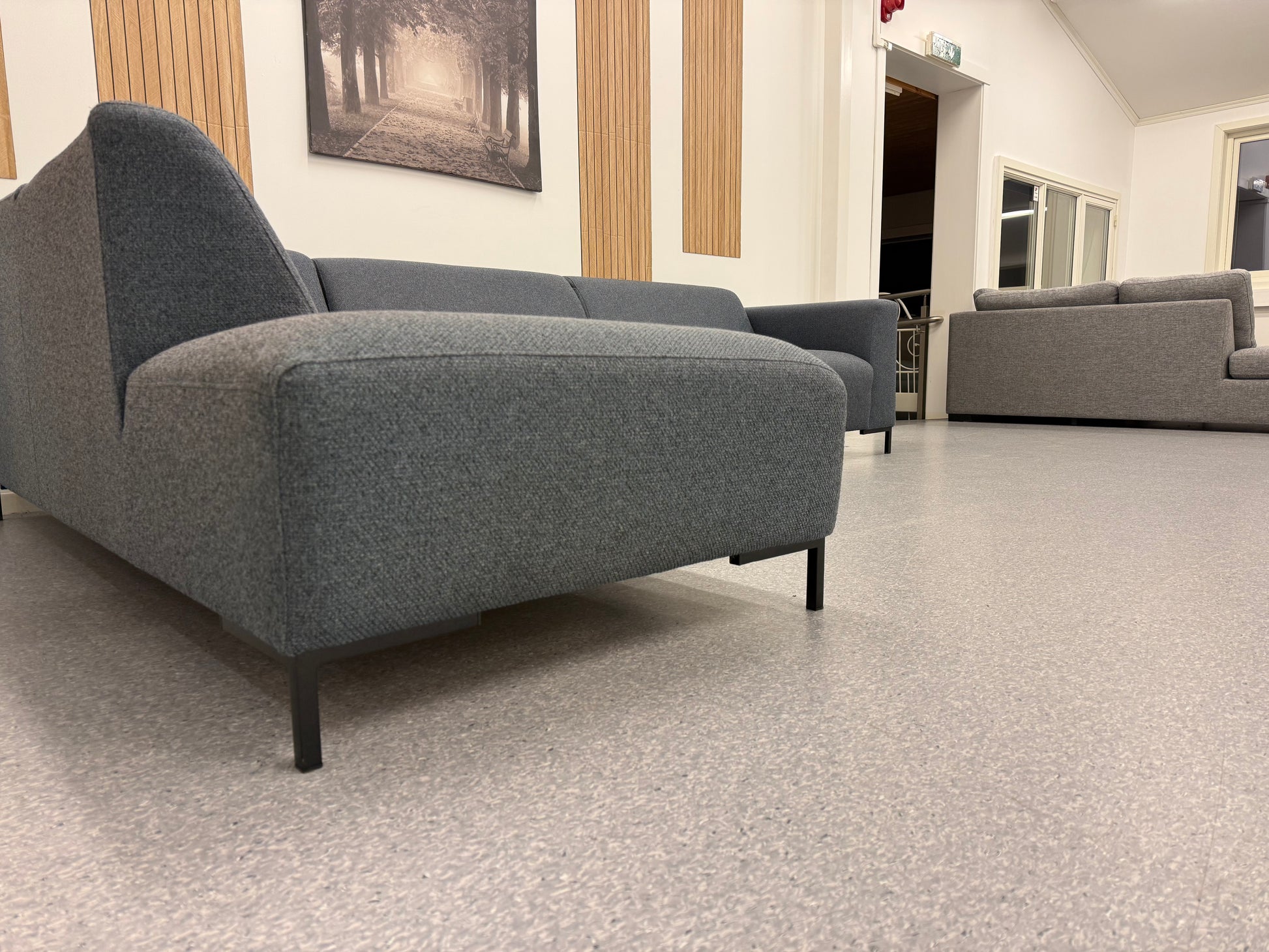 Nordic hjørnesofa i Navy blue - Adoua Sofa