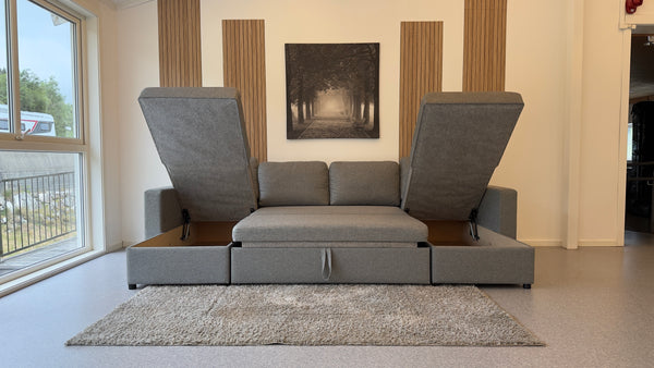 Sovesofa med Dobbel Oppbevaring - Adoua Sofa