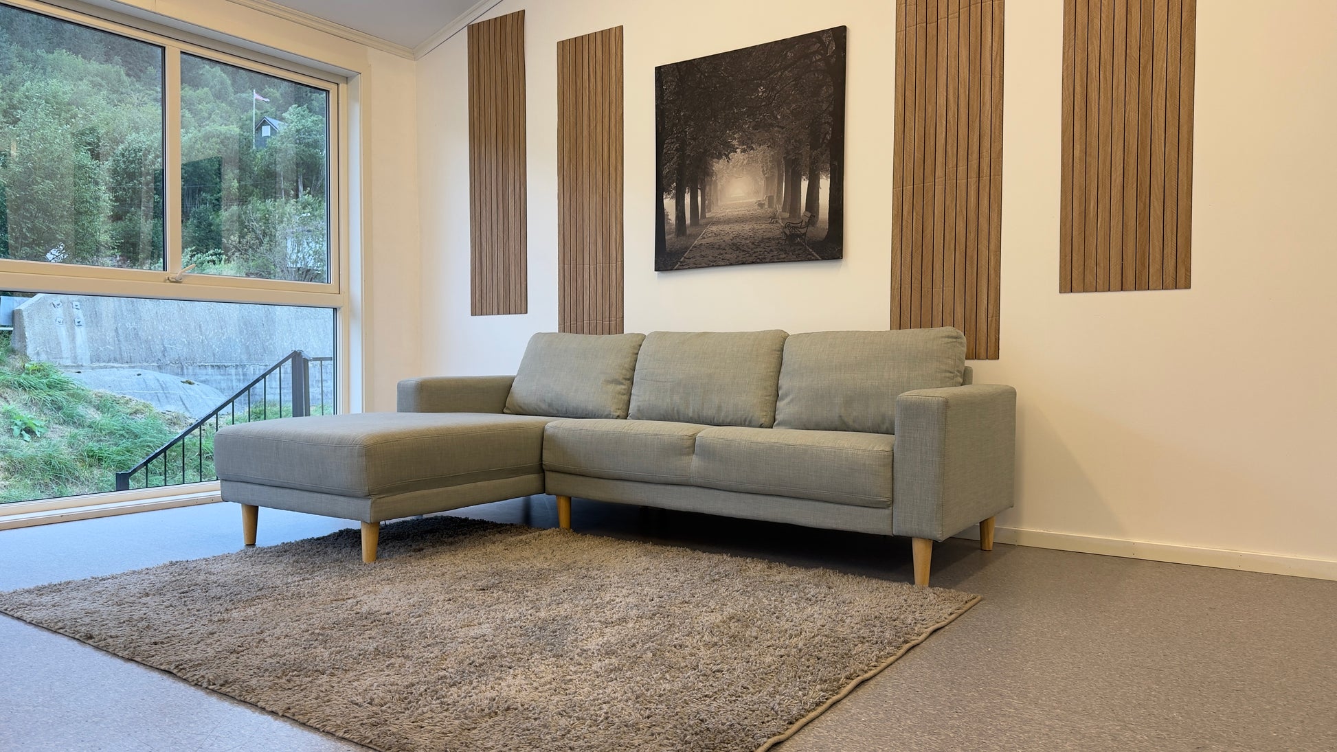 Nyrenset | Skandinavisk hjørnesofa med sjeselong - Adoua Sofa