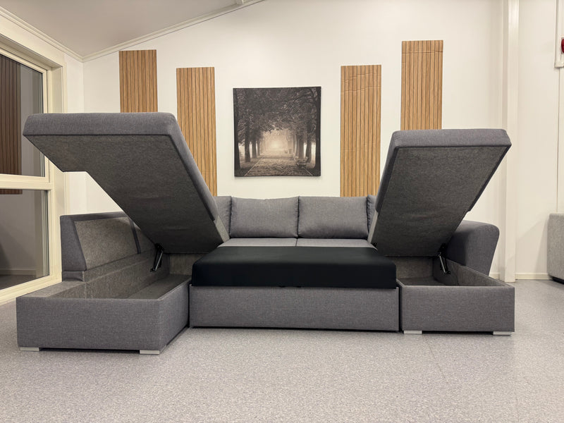 U-form sovesofa med oppbevaring - Adoua Sofa