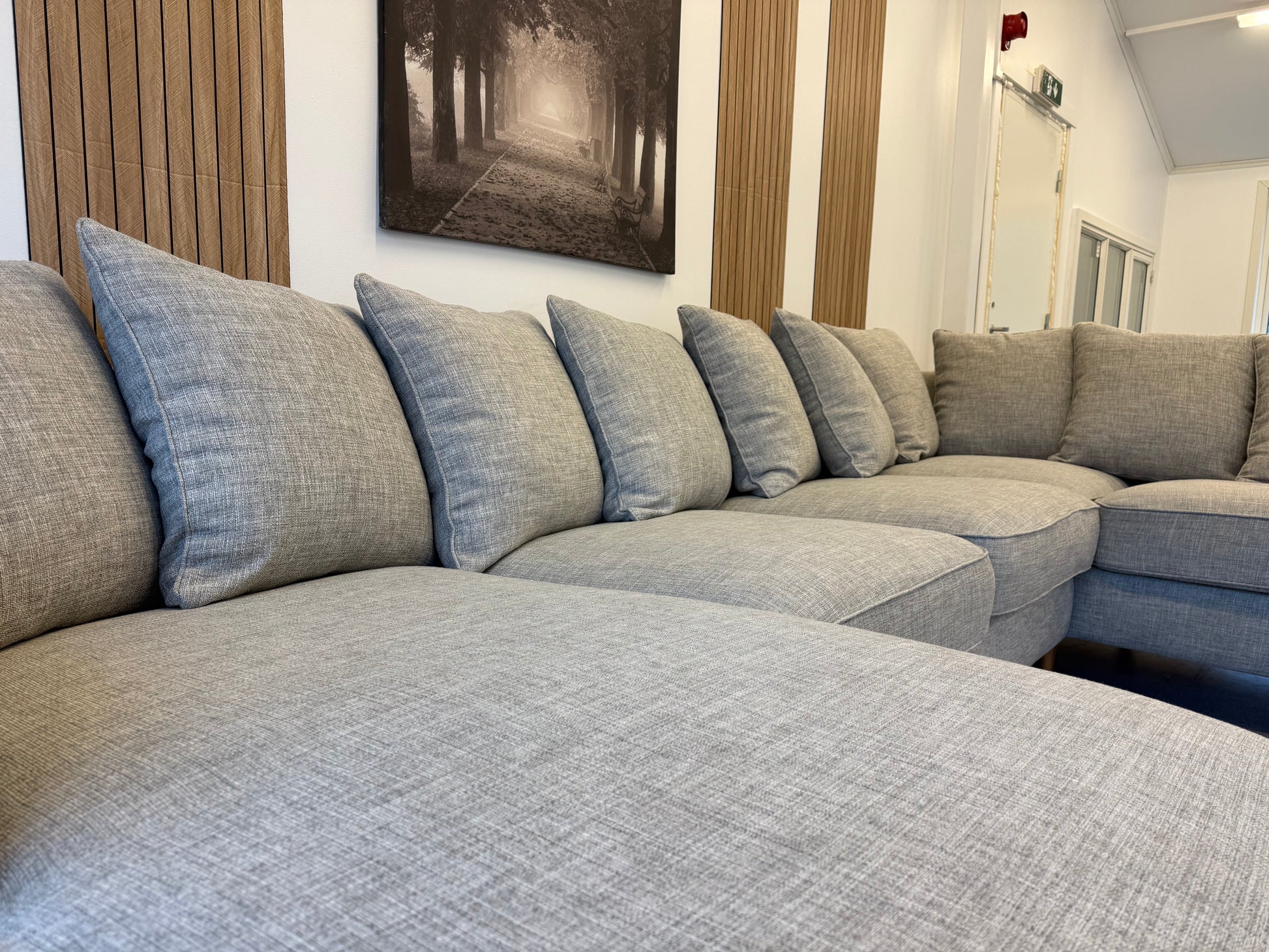 Vilmers Boston U-sofa i lys grå - Adoua Sofa