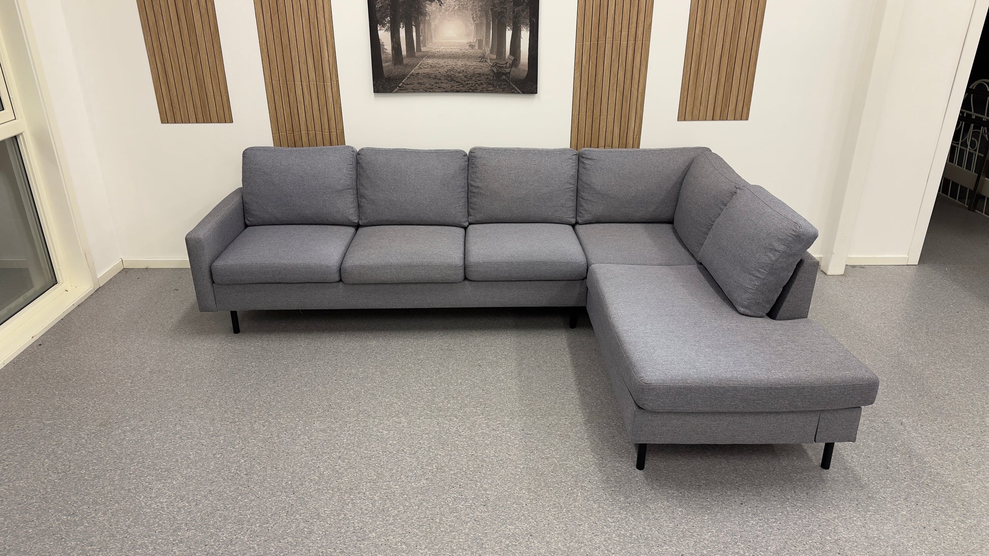 Polar Curve hjørnesofa i lys grå - Adoua Sofa