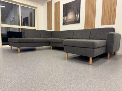 Nyrenset Elegant U-sofa