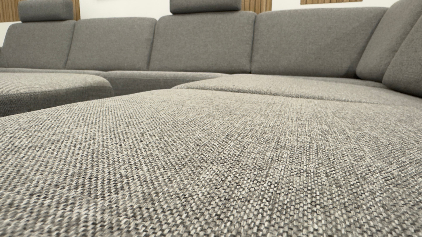Vendbar Sunday hjørnesofa inkl. puff & nakkestøtter - Adoua Sofa