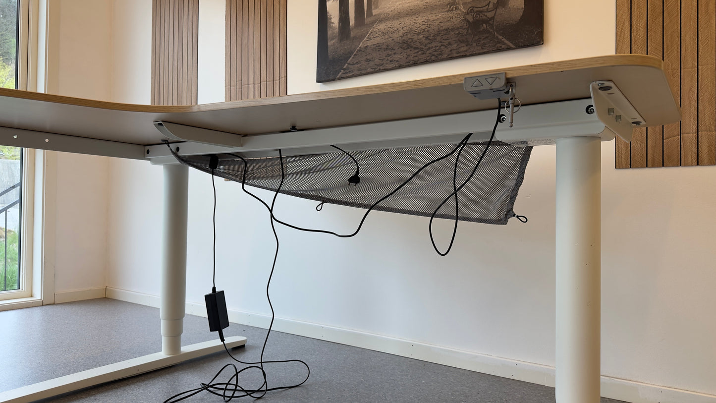 Elektrisk Hev/Senk Hjørnepult – Venstre L-form - Adoua Sofa
