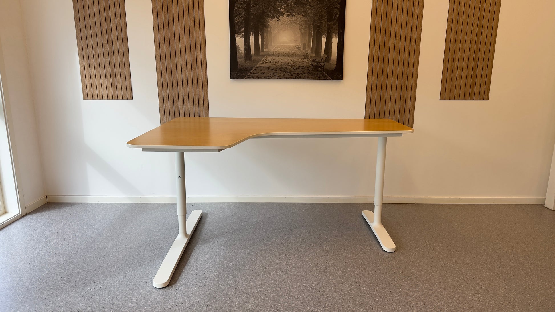 Manuell Hev/Senk Hjørnepult – Venstre L-form - Adoua Sofa