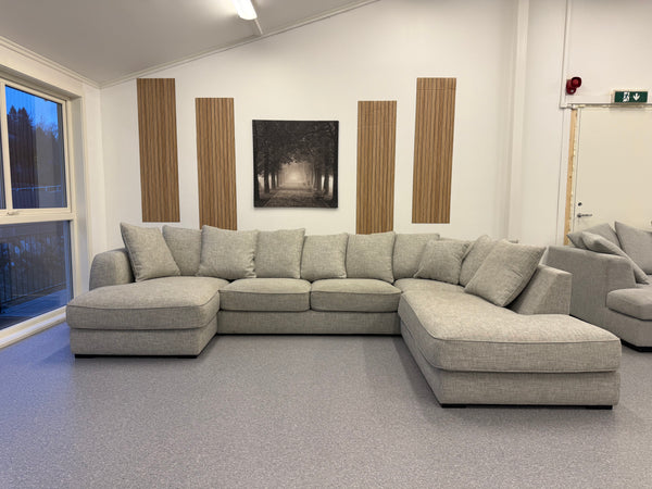 Vilmers Boston U-sofa – Eksklusiv modell i grå - Adoua Sofa