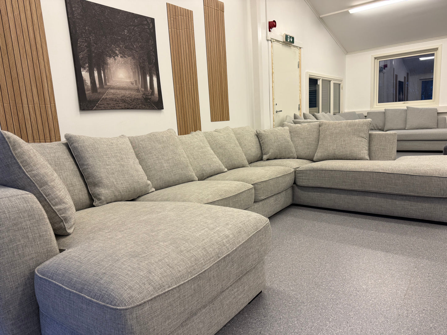 Vilmers Boston U-sofa – Eksklusiv modell i grå - Adoua Sofa