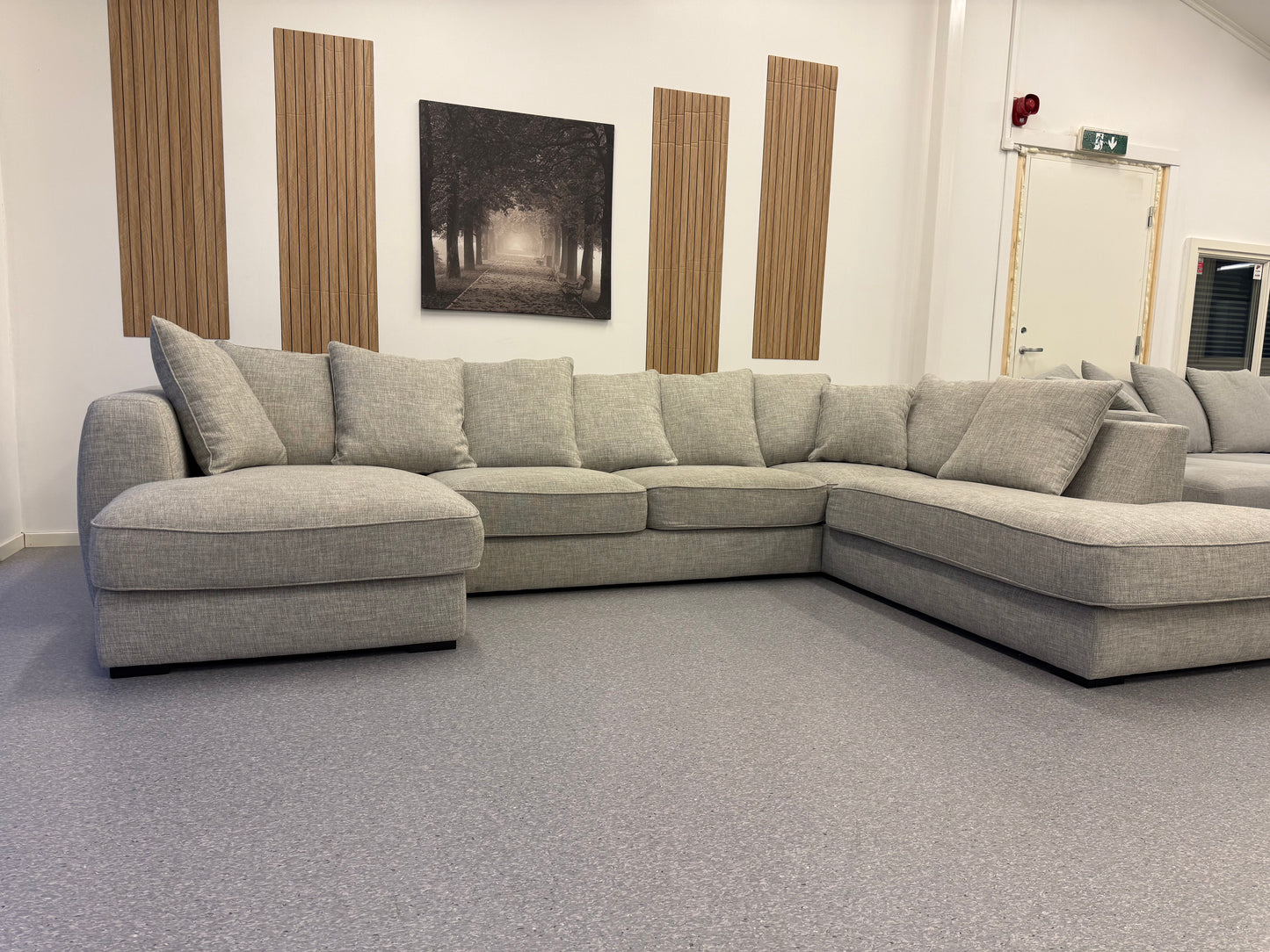 Vilmers Boston U-sofa – Eksklusiv modell i grå - Adoua Sofa