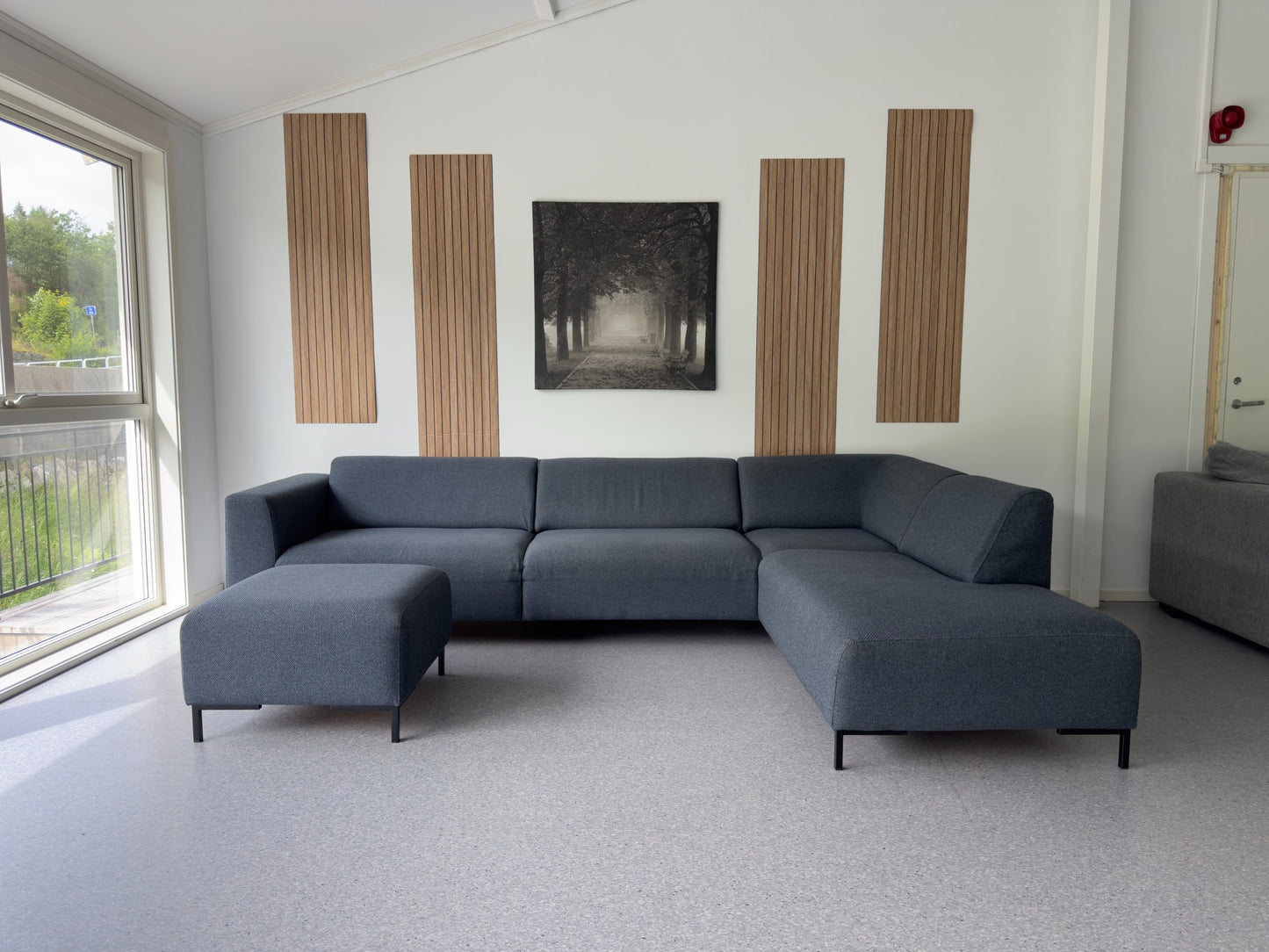 Nyrenset Bohus Nordic U-sofa | Navy Blue
