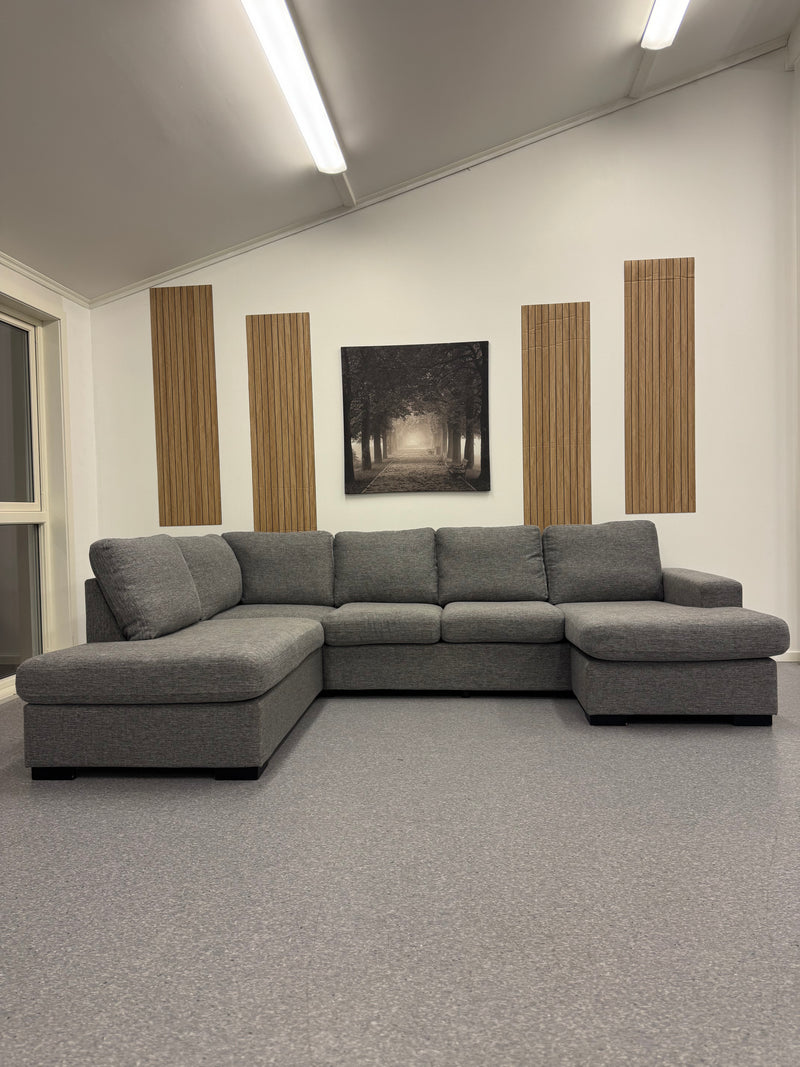 Nyrenset | Max U-sofa i lys grå – romslig og komfortabel - Adoua Sofa